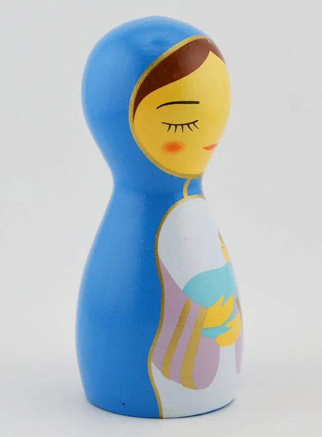 Beeldje Maria met Kind - 10cm (pic 3)