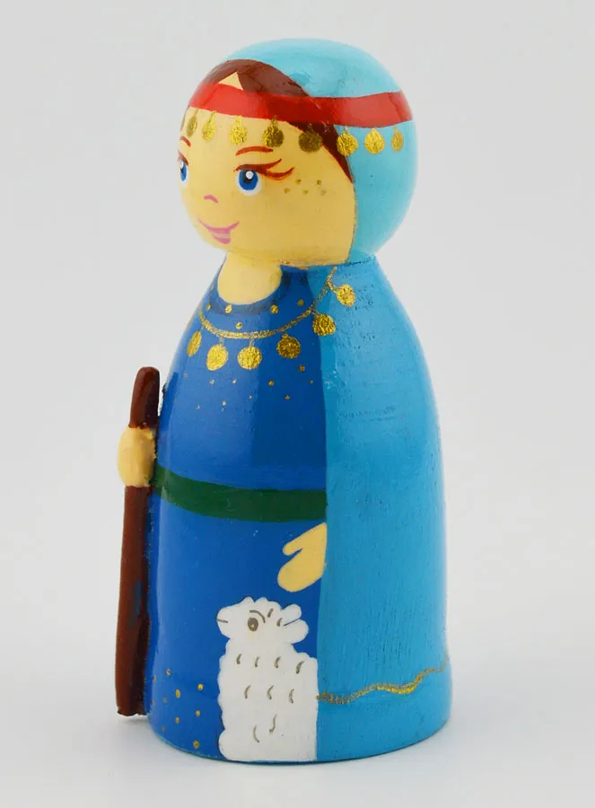 Houten beeldje - Sara (pic 2)
