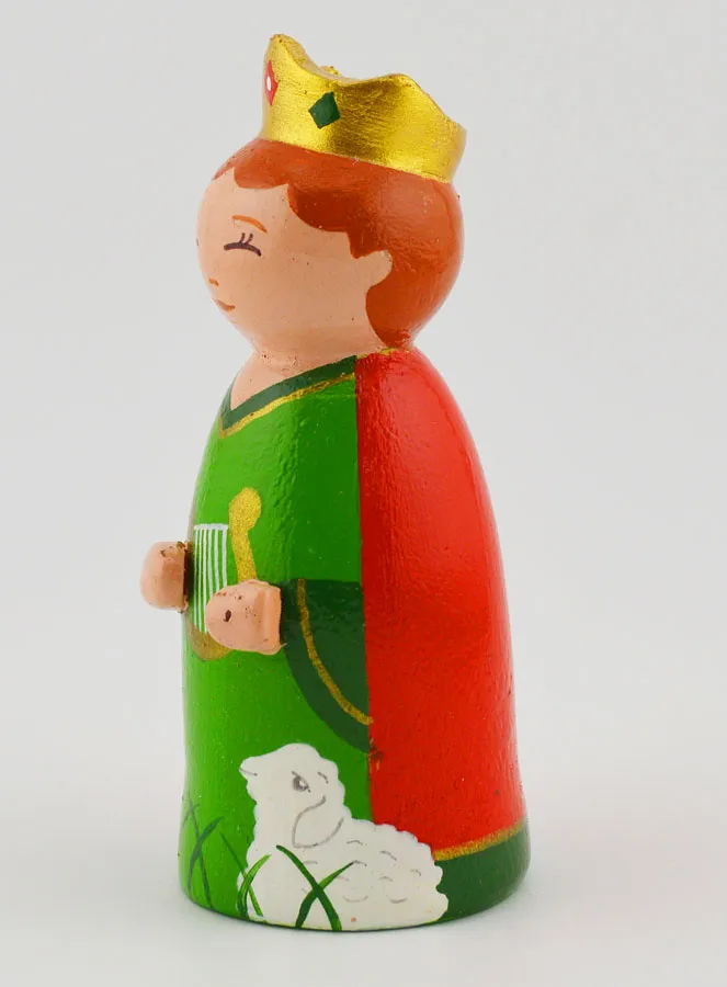Houten Beeldje - Koning David (pic 2)