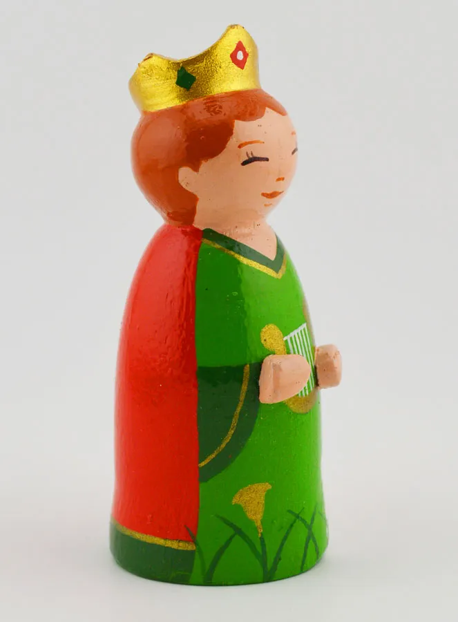Houten Beeldje - Koning David (pic 3)