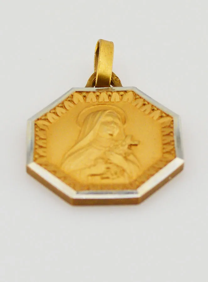 Vergulde Hanger Heilige Thérèse (pic 2)