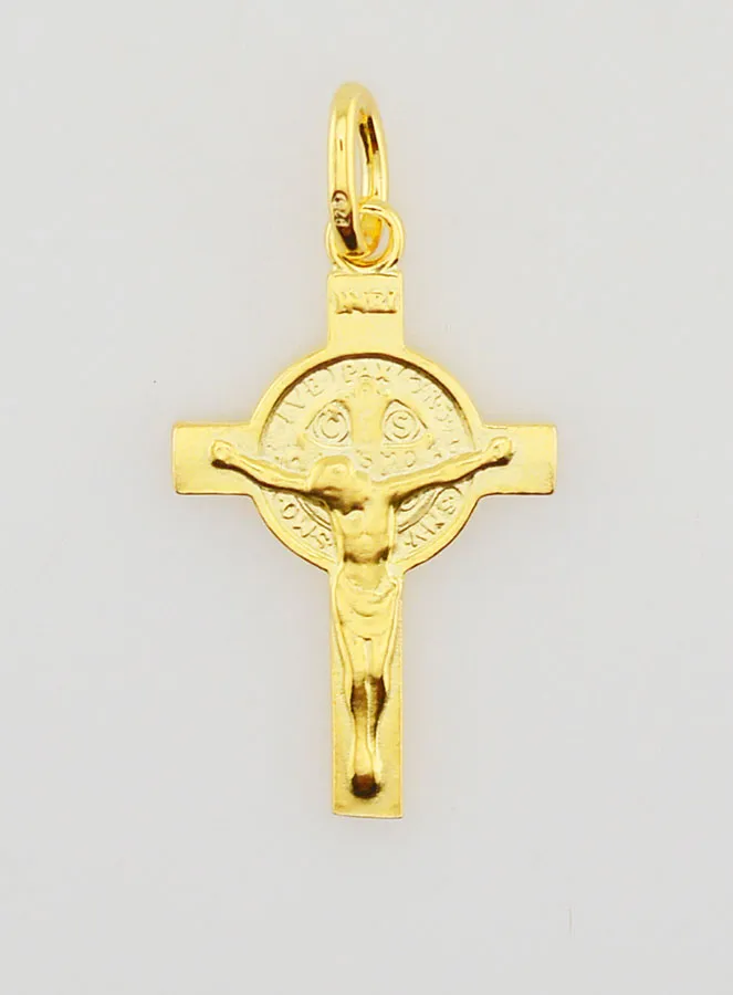 Hanger Kruis van Sint Benedictus - 24mm (pic 1)