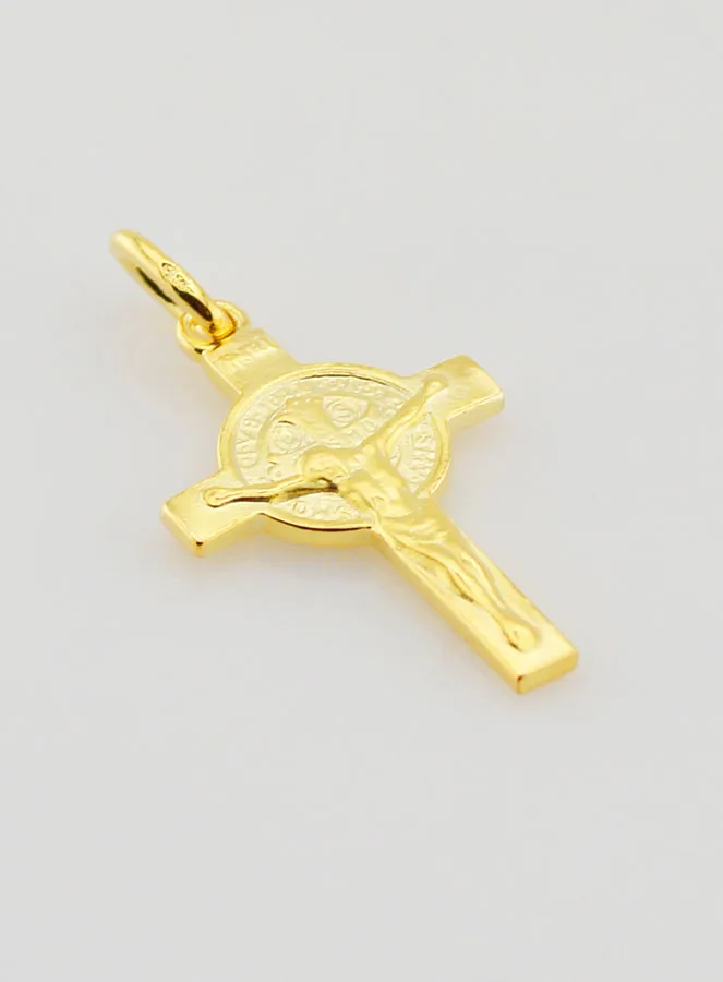 Hanger Kruis van Sint Benedictus - 24mm (pic 3)