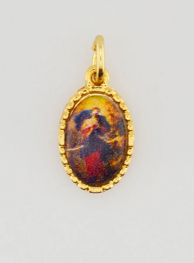 Medaillon met Gedraaide Rand 15mm – Maria die de Knopen Ontwart (pic 1)