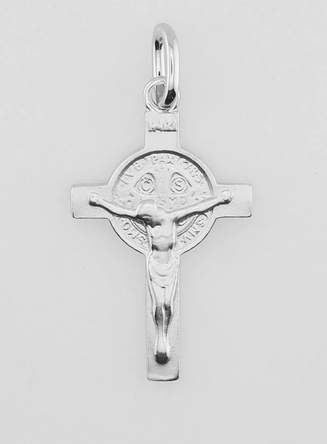 Hanger Kruis van Sint Benedictus - 24mm (pic 1)