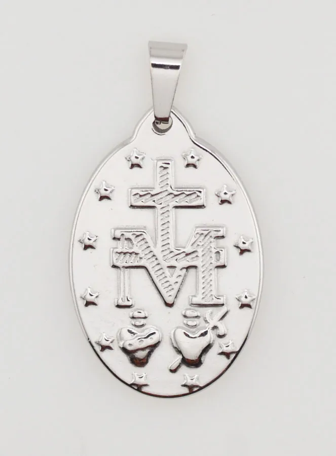 Tweekleurige Wonderdadige Medaille - 27mm (pic 2)