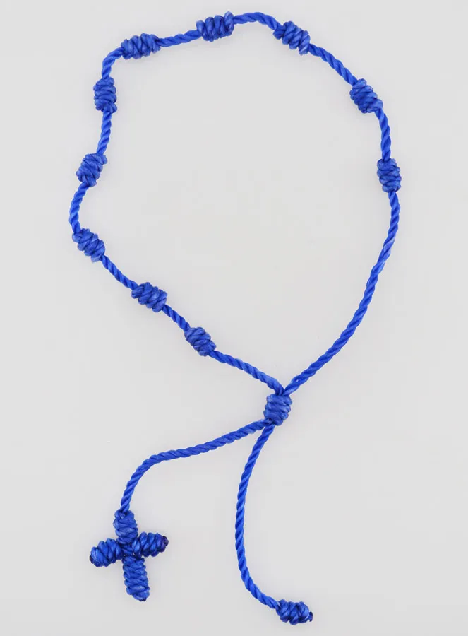 Tientje Armband van Touw - Blauw (pic 1)
