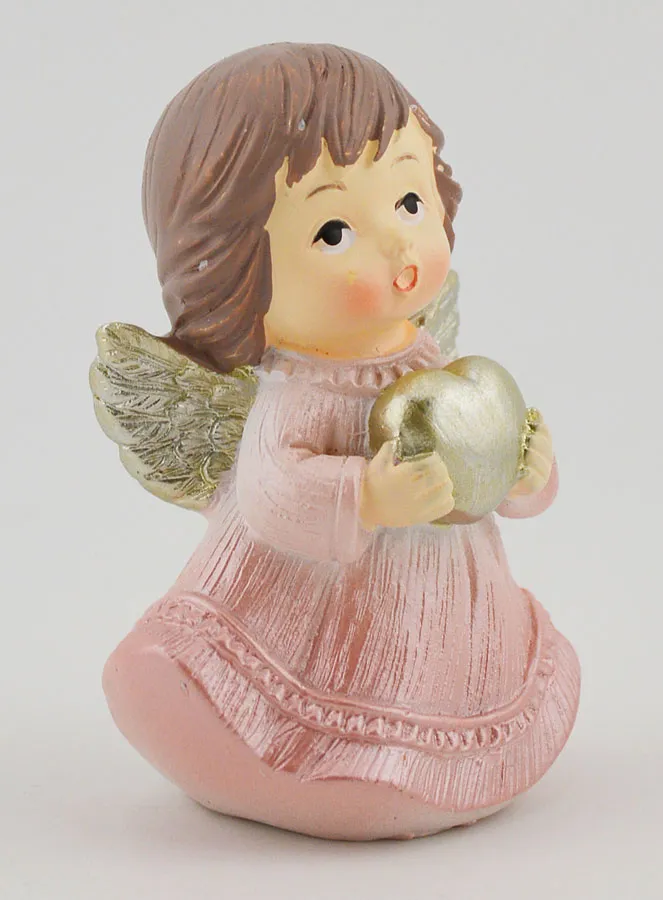 Kerstengel - Roze en Zilver (pic 3)