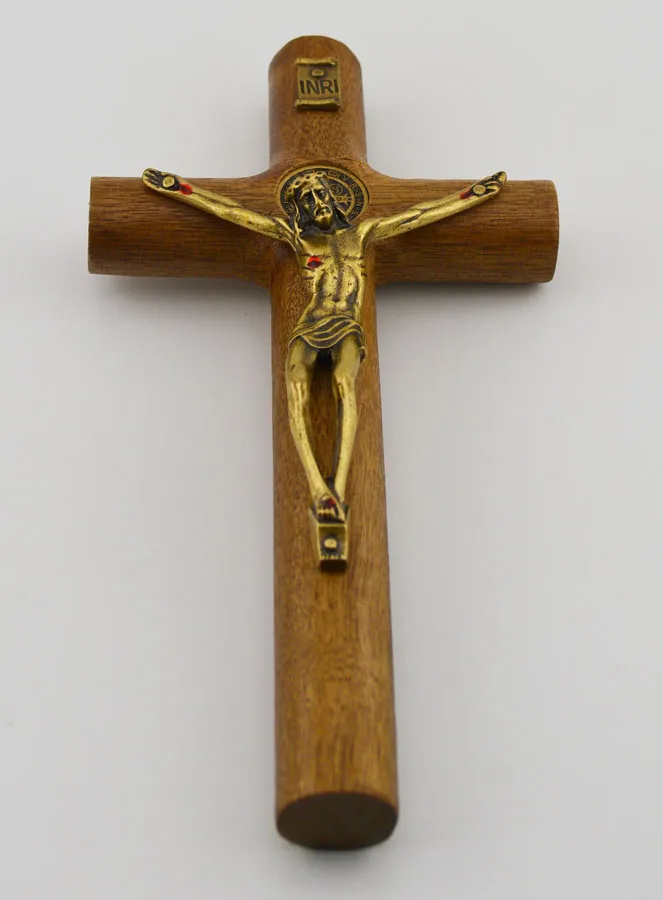Kruisbeeld van de Heilige Wonden van Christus - 17cm (pic 2)