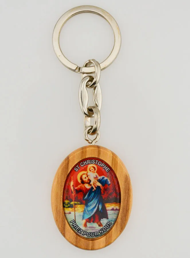 Sleutelhanger OLV van Lourdes en Sint Christoffel (pic 3)