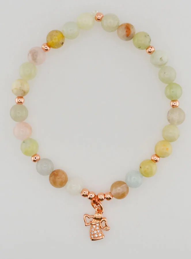 Religieuze Armband - Beschermengel en Morganiet (pic 1)