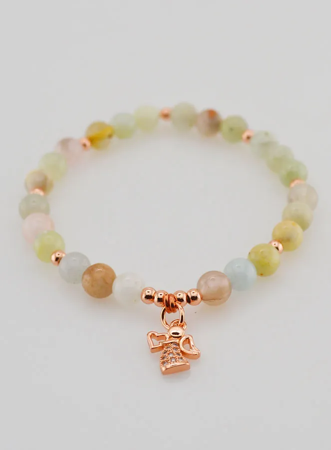 Religieuze Armband - Beschermengel en Morganiet (pic 2)