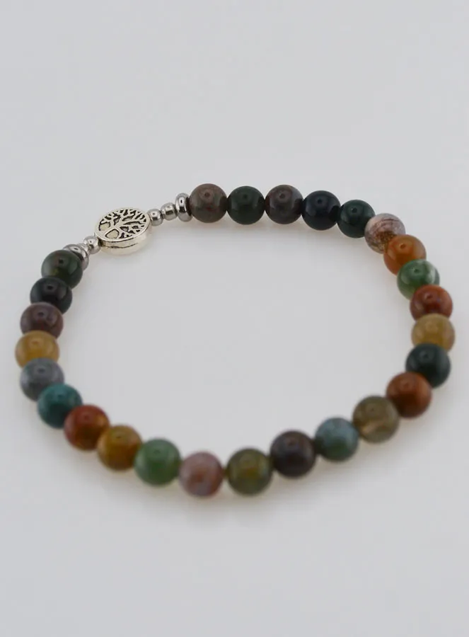 Edelsteen Armband - Indiase Agaat en Levensboom (pic 4)