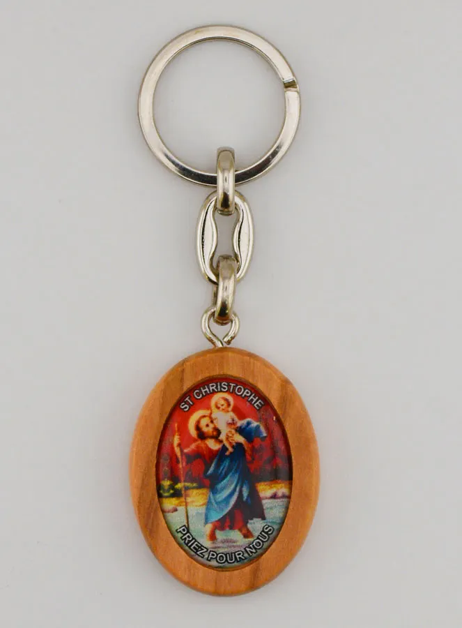 Sleutelhanger Beschermengel en Sint Christoffel (pic 2)