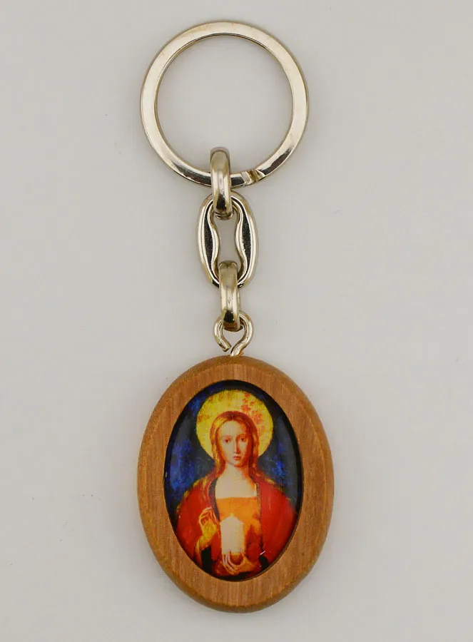 Sleutelhanger H. Maria Magdalena en H. Christoffel (pic 1)
