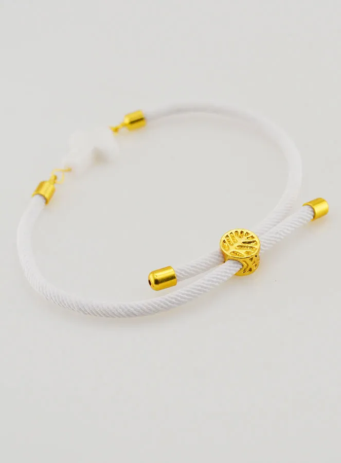 Religieuze Armband met Kruis - Wit (pic 4)