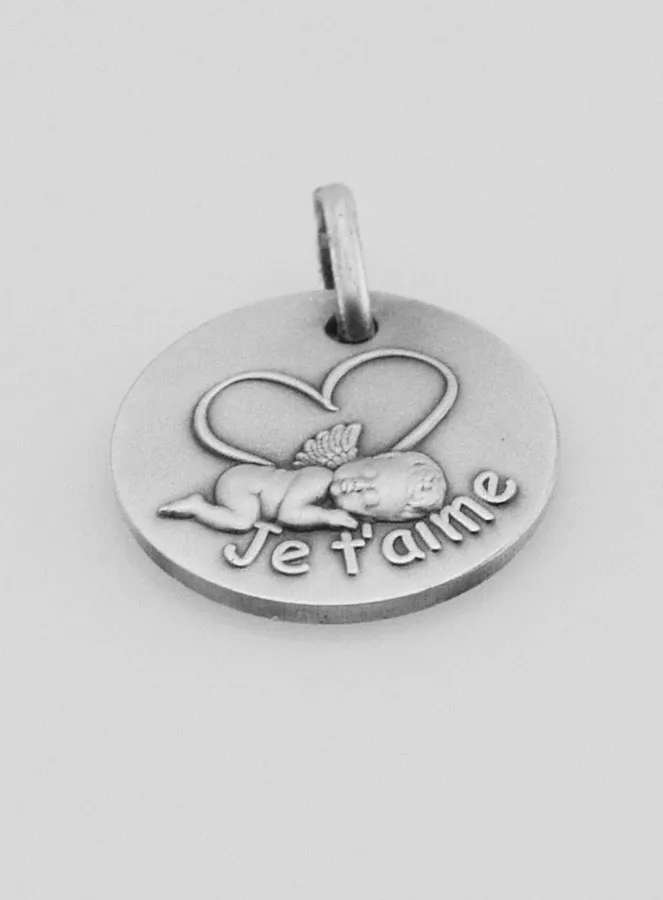Zilveren Doopmedaille - Je t'aime (pic 2)