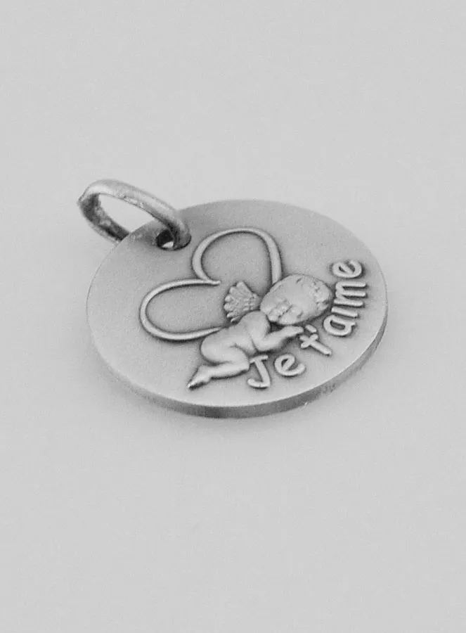 Zilveren Doopmedaille - Je t'aime (pic 3)