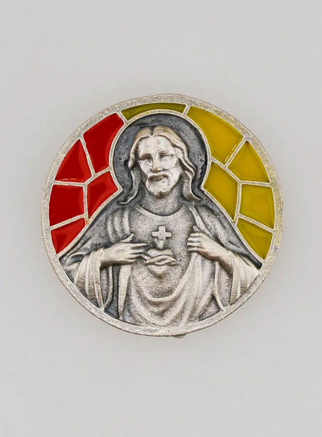 Auto Badge Magneet - Heilig Hart van Jezus (pic 1)