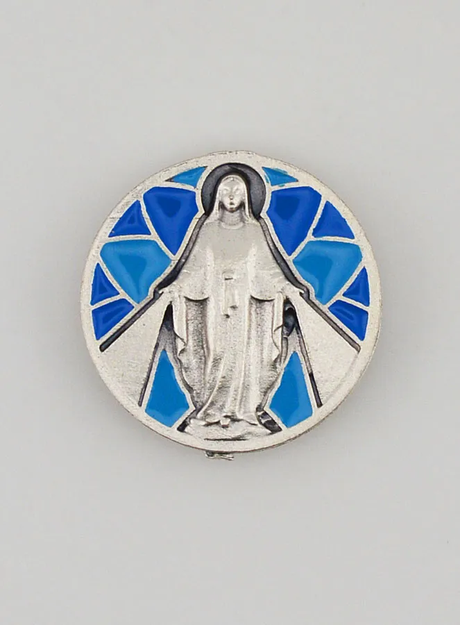 Auto Badge Magneet met Emaille - Maria Wonderdadige (pic 1)