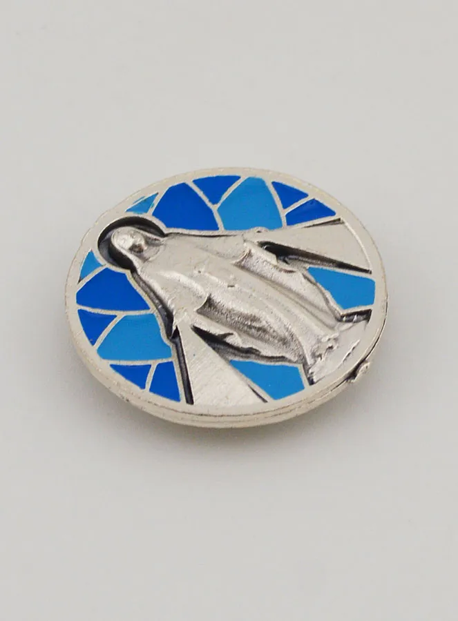 Auto Badge Magneet met Emaille - Maria Wonderdadige (pic 3)