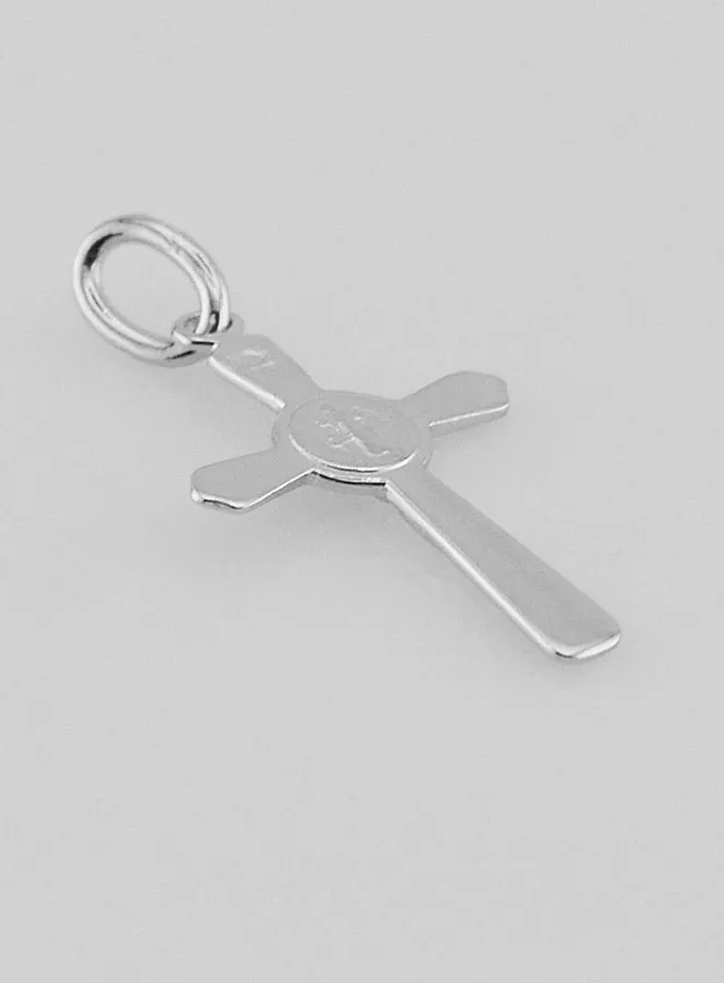 Zilveren Hanger Kruis van Sint Benedictus - 22mm (pic 4)