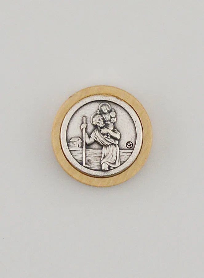 Auto Badge Magneet Sint Christoffel - 22mm (pic 1)