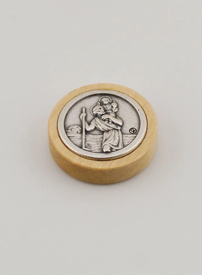 Auto Badge Magneet Sint Christoffel - 22mm (pic 2)