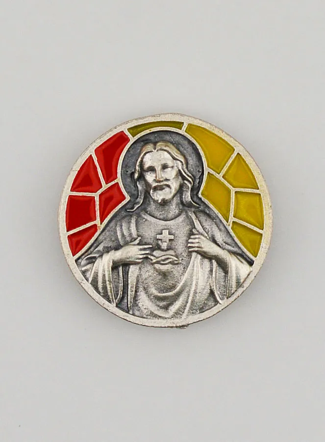 Auto Badge Magneet - De Barmhartige Jezus (pic 1)