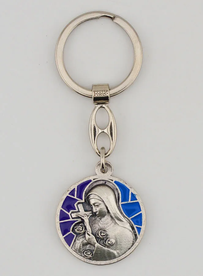Emaille Sleutelhanger Heilige Theresia (pic 1)