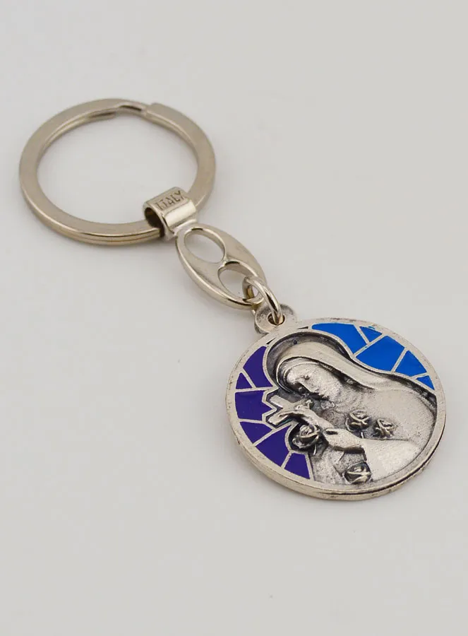 Emaille Sleutelhanger Heilige Theresia (pic 3)