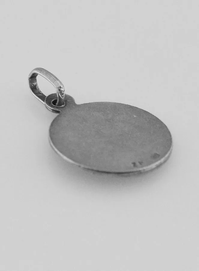 Zilveren Hanger met het Heilige Gelaat van Christus - 17mm (pic 4)