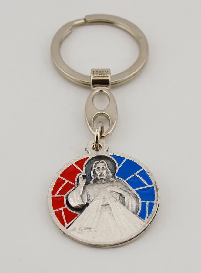 Sleutelhanger met Emaille Barmhartige Jezus Christus (pic 2)