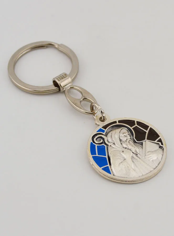 Sleutelhanger met Emaille Sint Benedictus (pic 3)