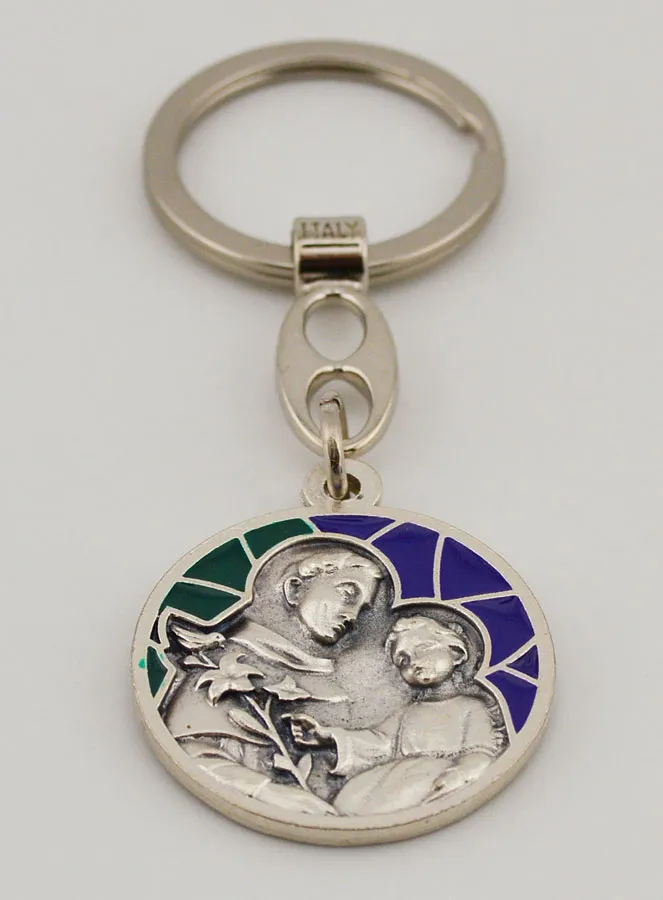 Sleutelhanger met Emaille Sint Antonius (pic 2)