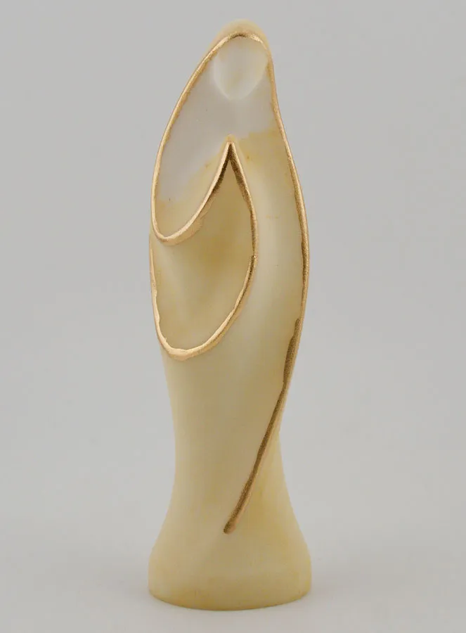 Modern Albasten Beeld van de Maagd Maria - 12cm (pic 1)