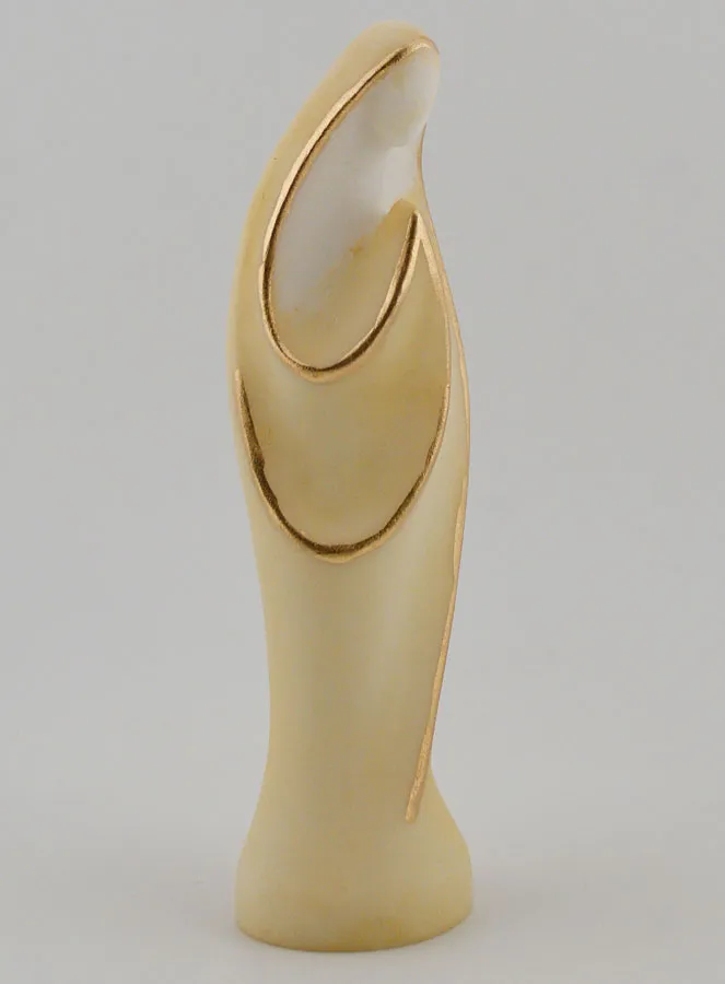Modern Albasten Beeld van de Maagd Maria - 12cm (pic 3)