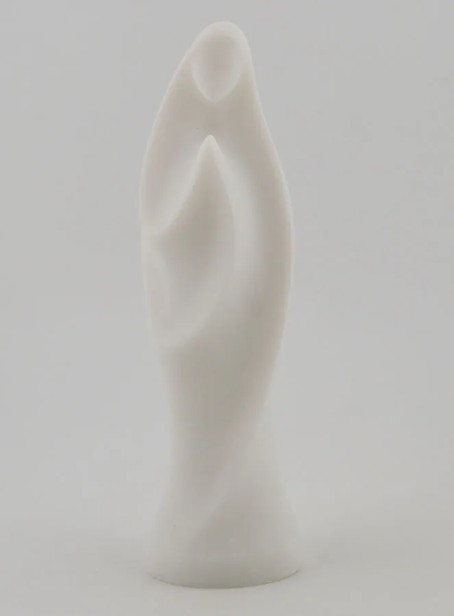 Modern Mariabeeld van Albast - 12cm (pic 1)