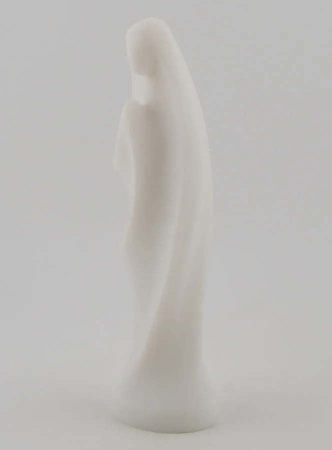 Modern Mariabeeld van Albast - 12cm (pic 2)