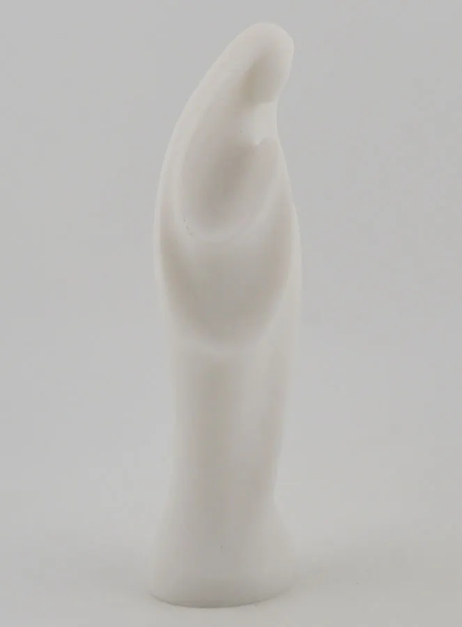 Modern Mariabeeld van Albast - 12cm (pic 3)