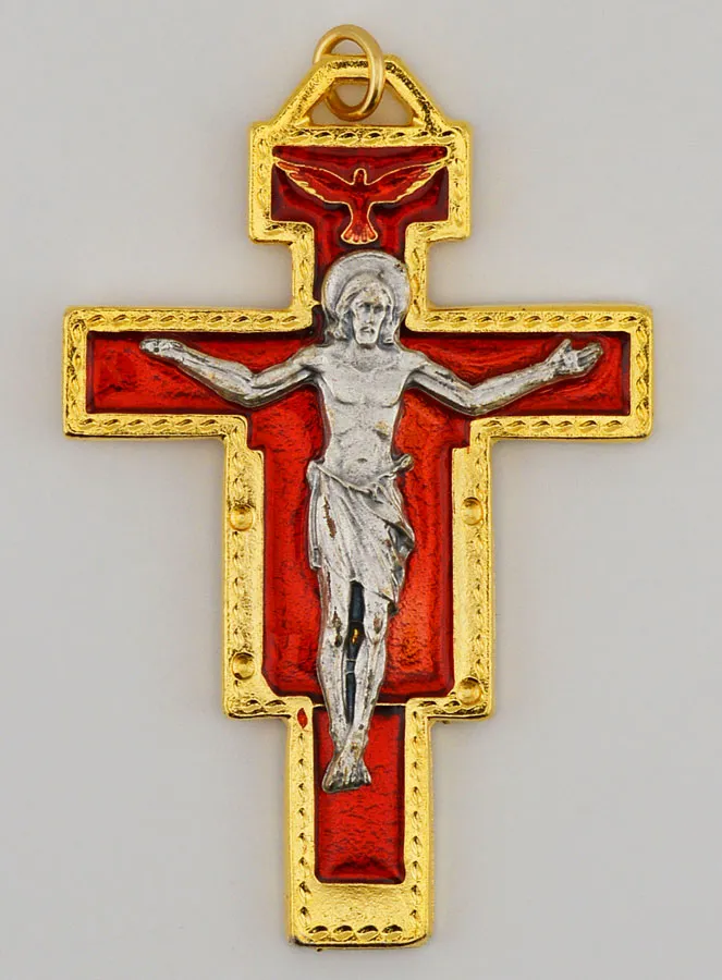 Kruis van Sint Damianus - Rood (pic 1)
