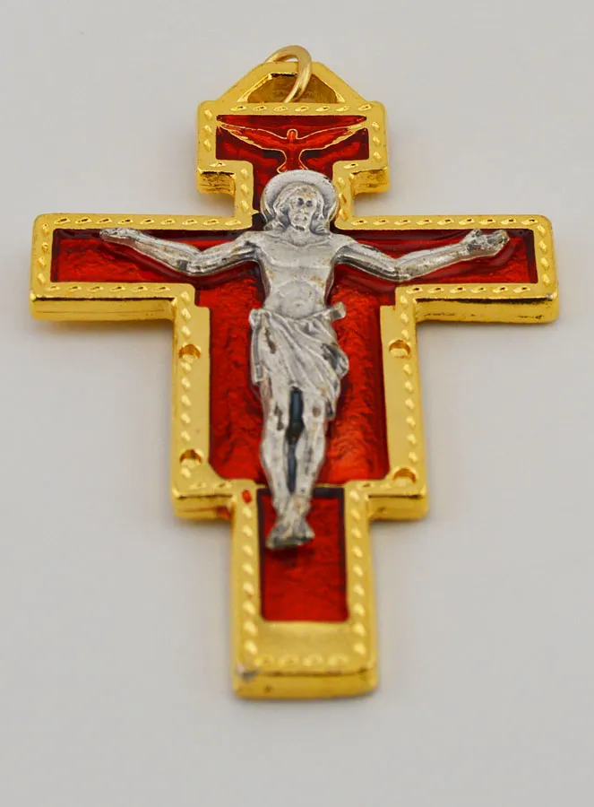 Kruis van Sint Damianus - Rood (pic 2)