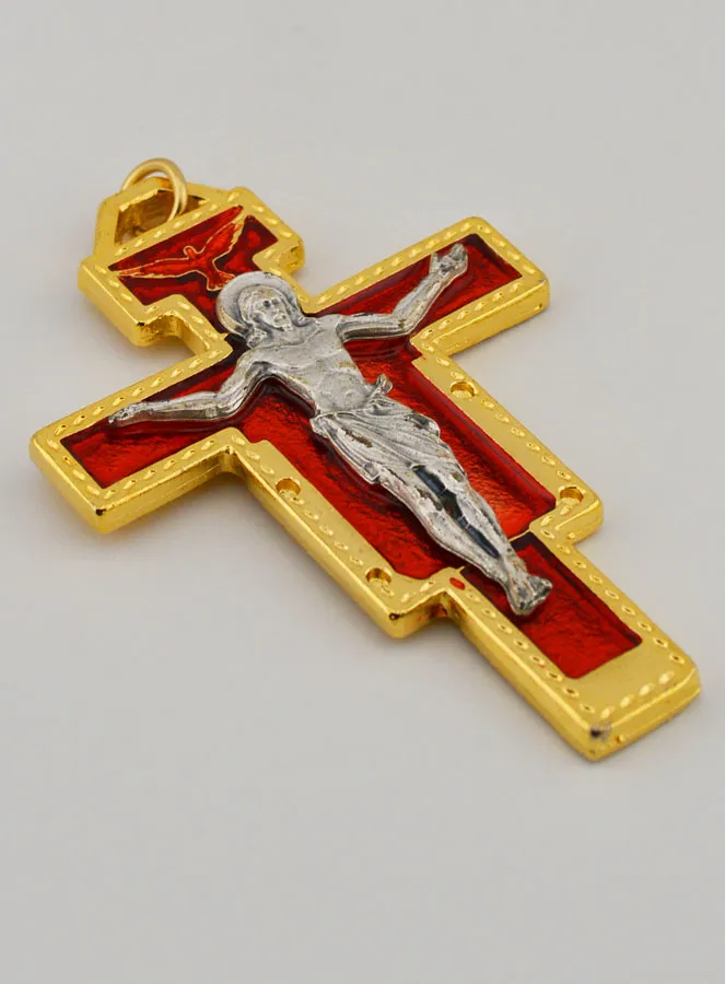 Kruis van Sint Damianus - Rood (pic 3)