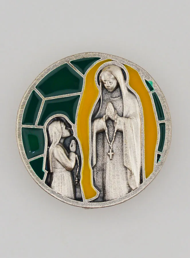Auto Badge Magneet - Verschijningen van Lourdes (pic 1)