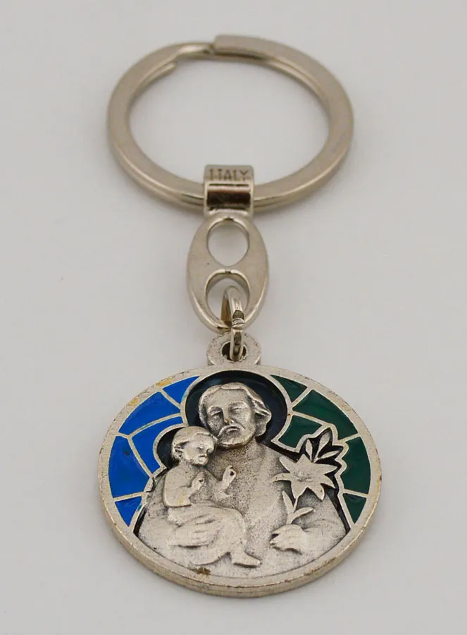Sleutelhanger met Emaille Sint Jozef (pic 2)