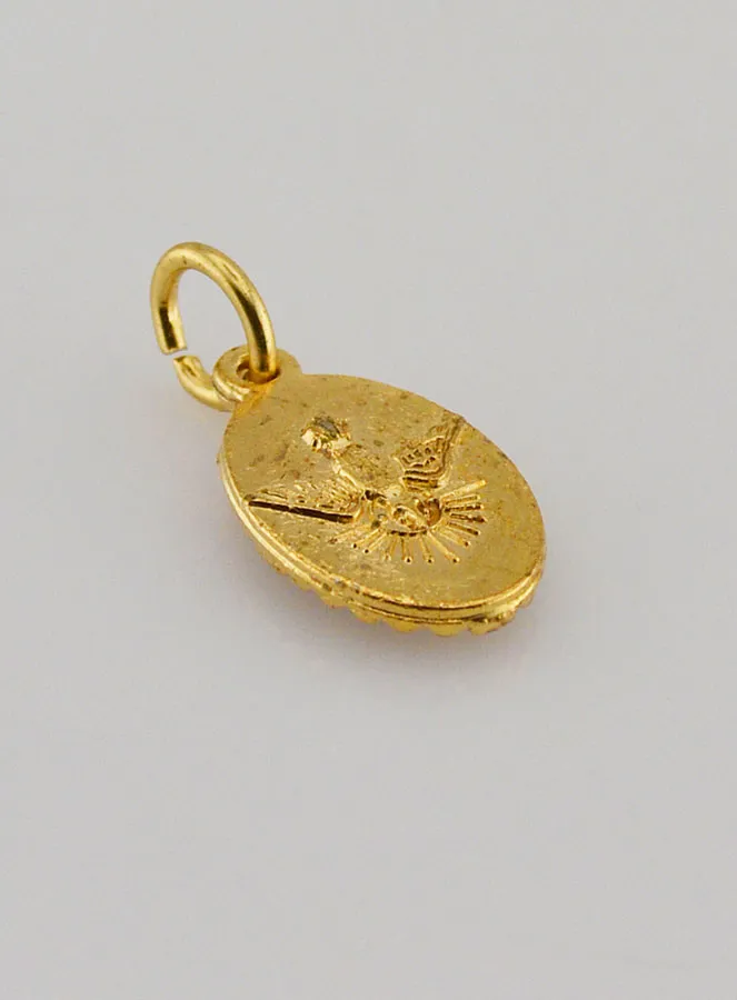 Medaillon met Gedraaide Rand 15mm - Heilige Christoffel (pic 4)