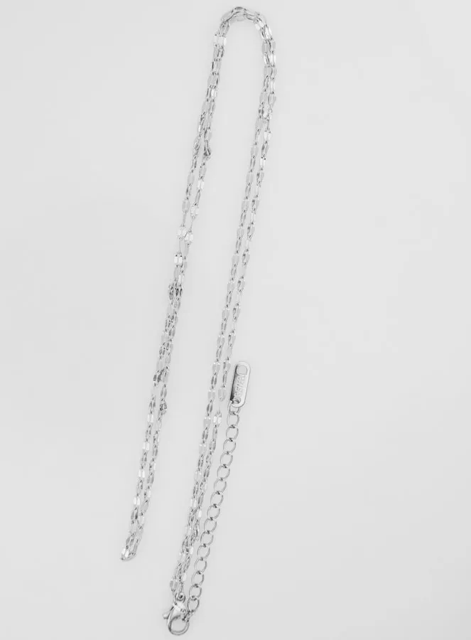 Roestvrijstalen Ketting met Fantasie Sequin Schakel - 60cm (pic 3)