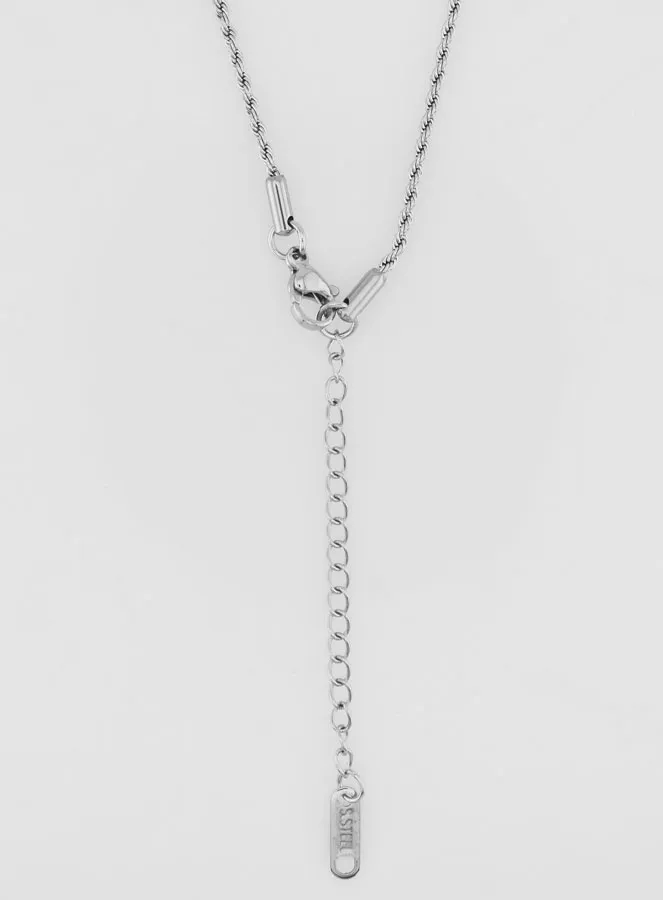 Roestvrijstalen Ketting met Gedraaide Schakels - 50cm (pic 2)