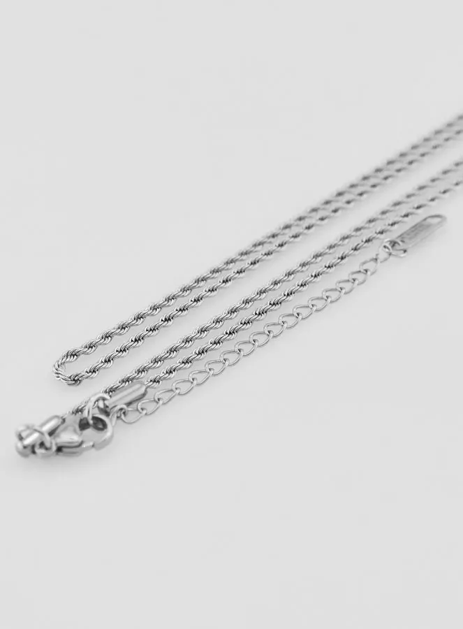 Roestvrijstalen Ketting met Gedraaide Schakels - 50cm (pic 4)