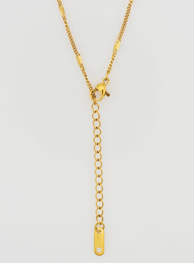 Goudkleurig Collier met Fantasie Gourmet Schakels - 60cm (pic 2)